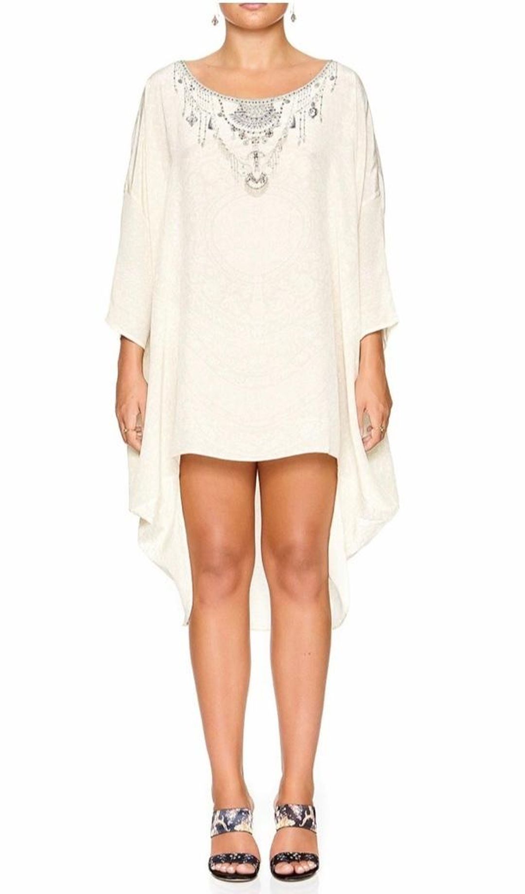 Camilla 'Dentelle Blanche' Scoop Back Free Size for rent on The Volte - main image