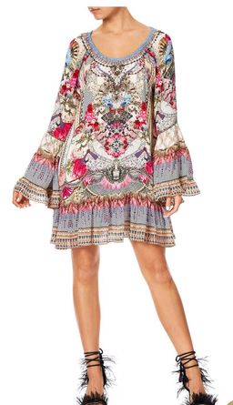 Camilla Montmartre Heart A Line Frill Mini Dress Size XL / AU 16 for rent on The Volte - image 5