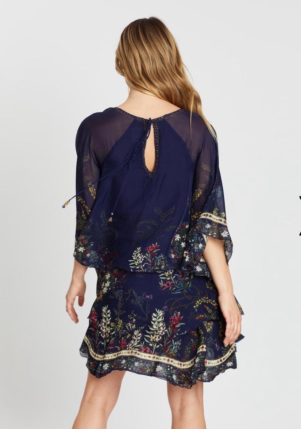 Camilla Wings in Arms Layered Frill Short Dress Print Size 12 - Image 2