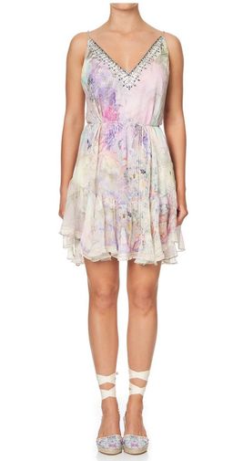 Camilla Mermaid Milla Mini Dress with Ruffle Hem Size 14 for rent on The Volte - image 5