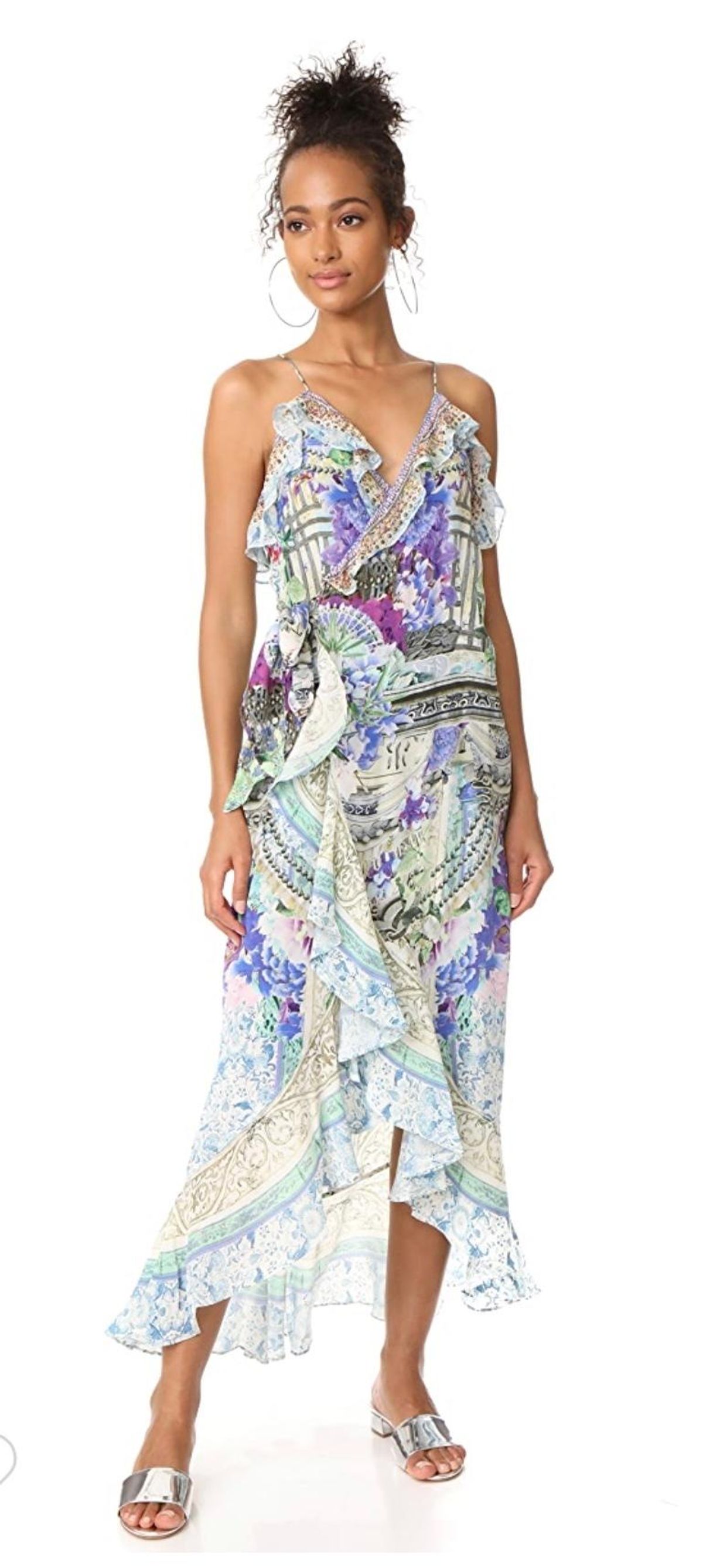 Camilla Dear Diary Dress with Frill and Long Back Size M - Image 1