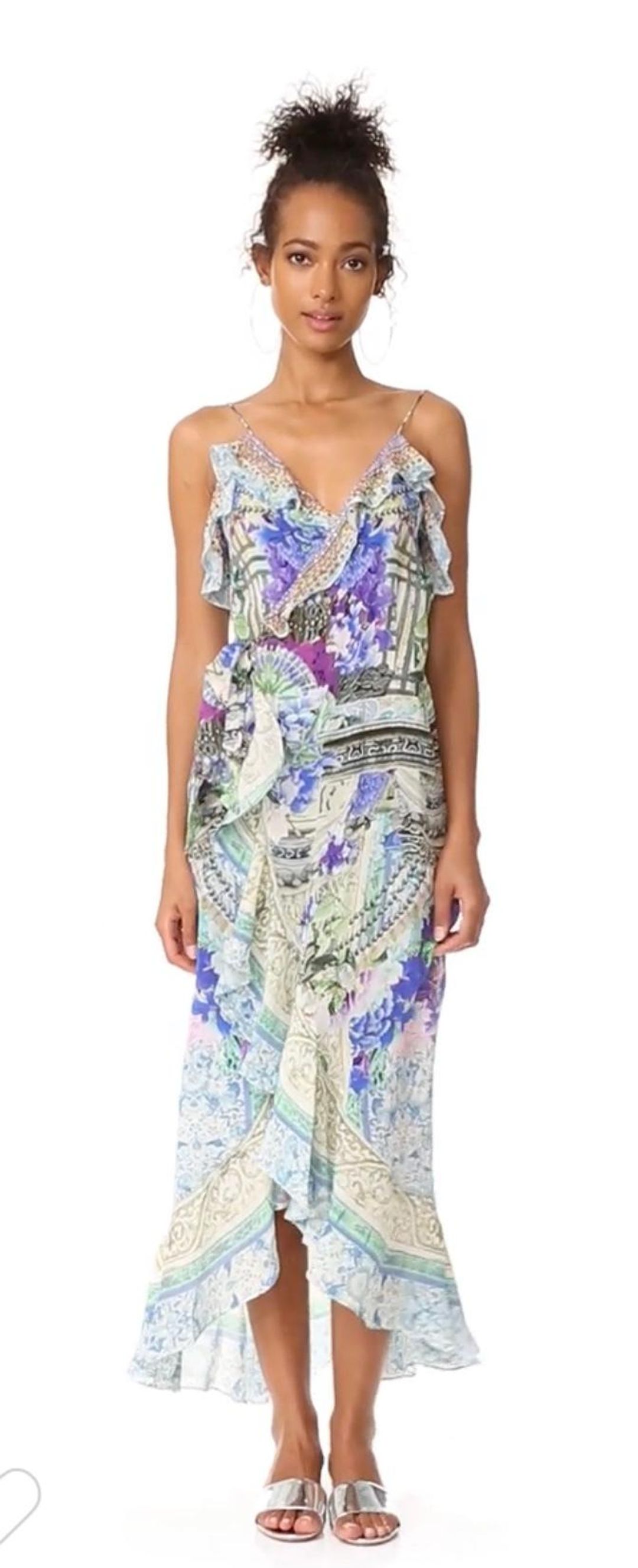 Camilla Dear Diary Dress with Frill and Long Back Size M for rent on The Volte - main image