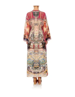 Camilla Lounge Hour V Neck Kaftan with Tie Waist One Size for rent on The Volte - image 3