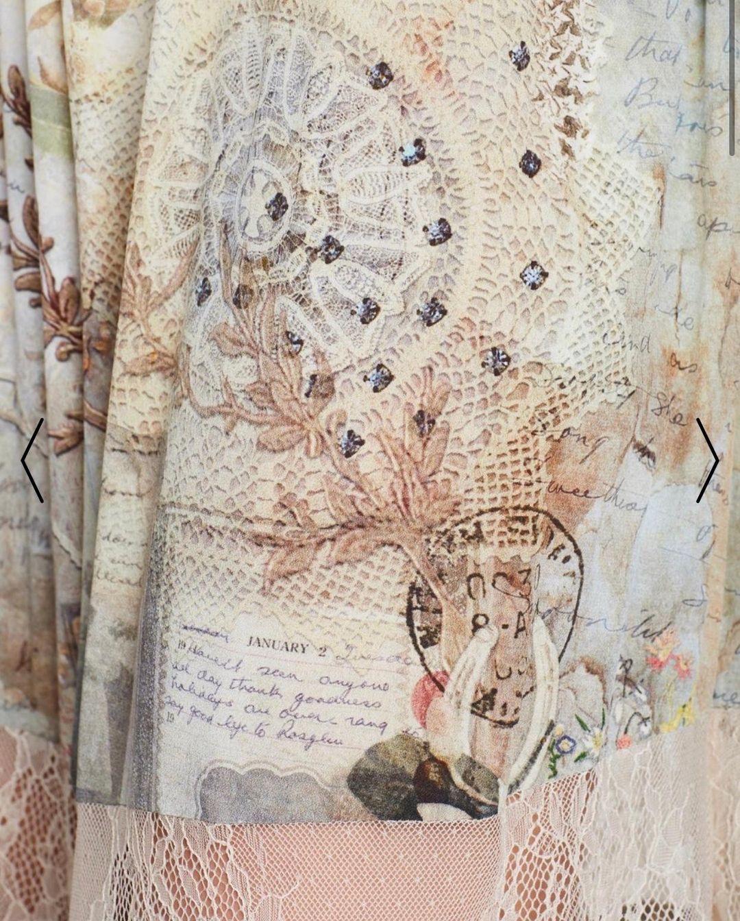 Camilla Letters from Hilda Lace Panel Dress Print Size 14 for rent on The Volte - main image