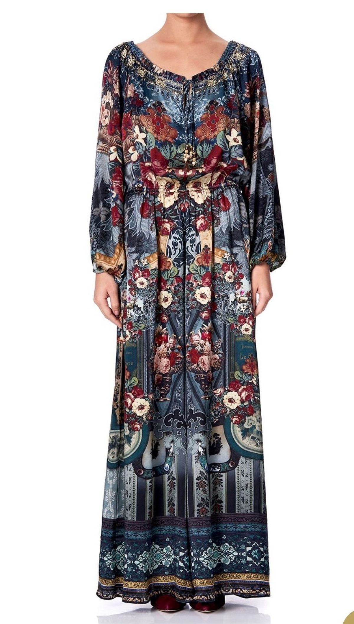 Camilla Hotel Boheme Jumpsuit with Blouson Sleeve Print Size L - Image 4