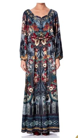 Camilla Hotel Boheme Jumpsuit with Blouson Sleeve Print Size L for rent on The Volte - image 4