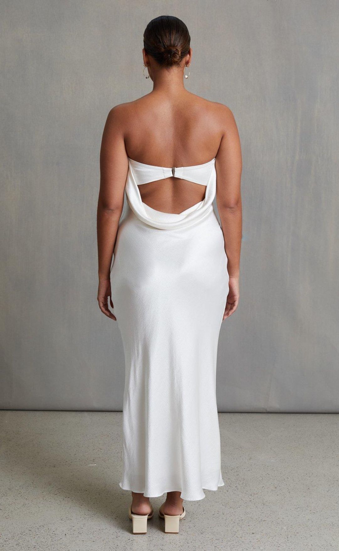 Bec & Bridge Moon Dance Strapless Dress White Size 6 for rent on The Volte - main image