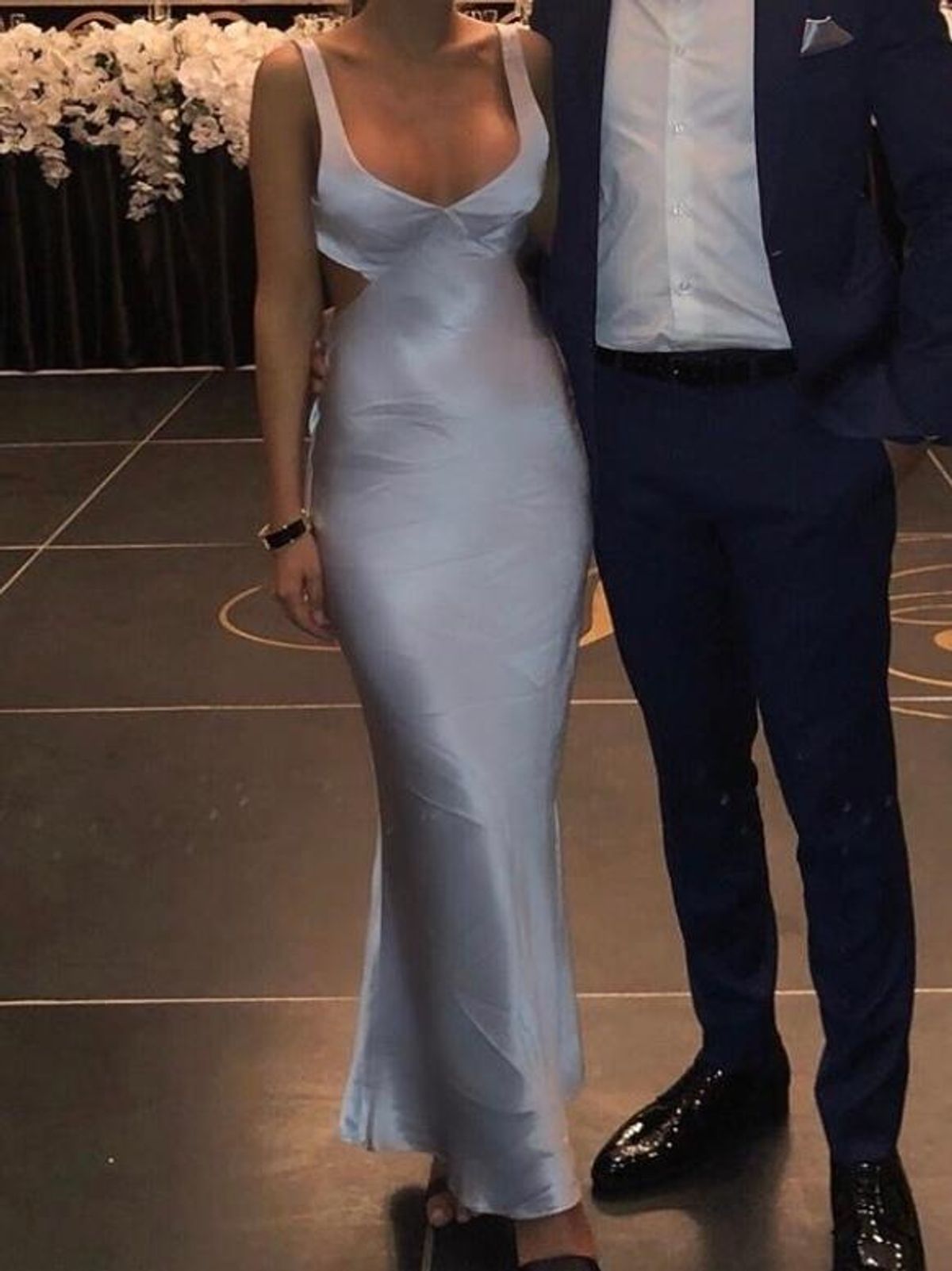 BEC + BRIDGE Caroline Cut Out Dress (Silver) - Image 3