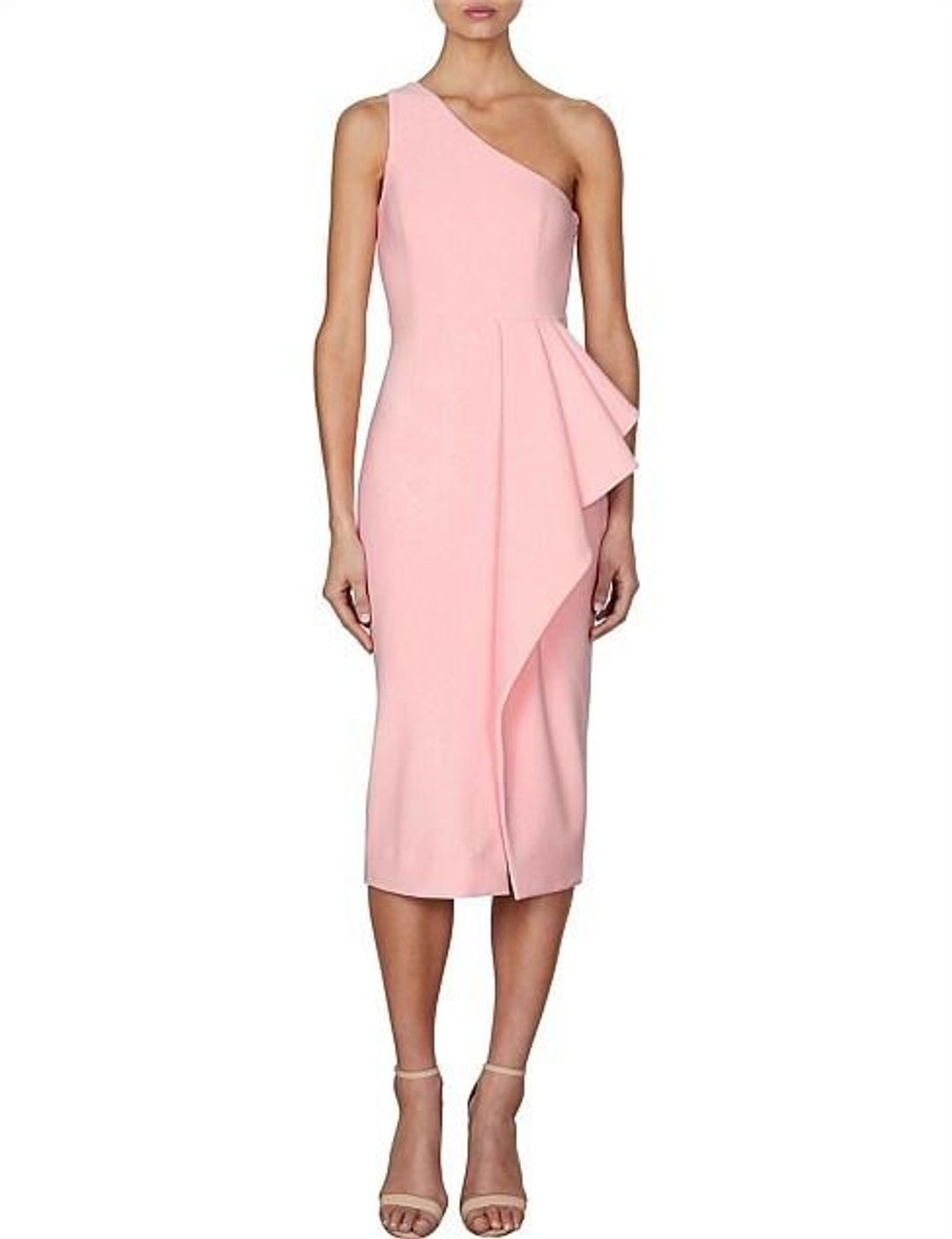 Shona Joy Ava O/S Peplum Midi Dress Size 8 for rent on The Volte - main image