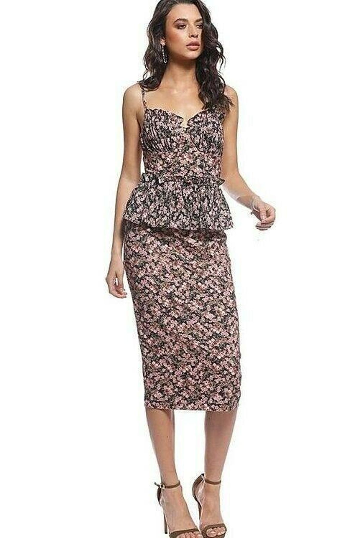 Pasduchas Floral Dress Print Size 10 - Image 2