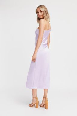 Kookai Como Lilac One Shoulder Dress purple Size 10 for rent on The Volte - image 2
