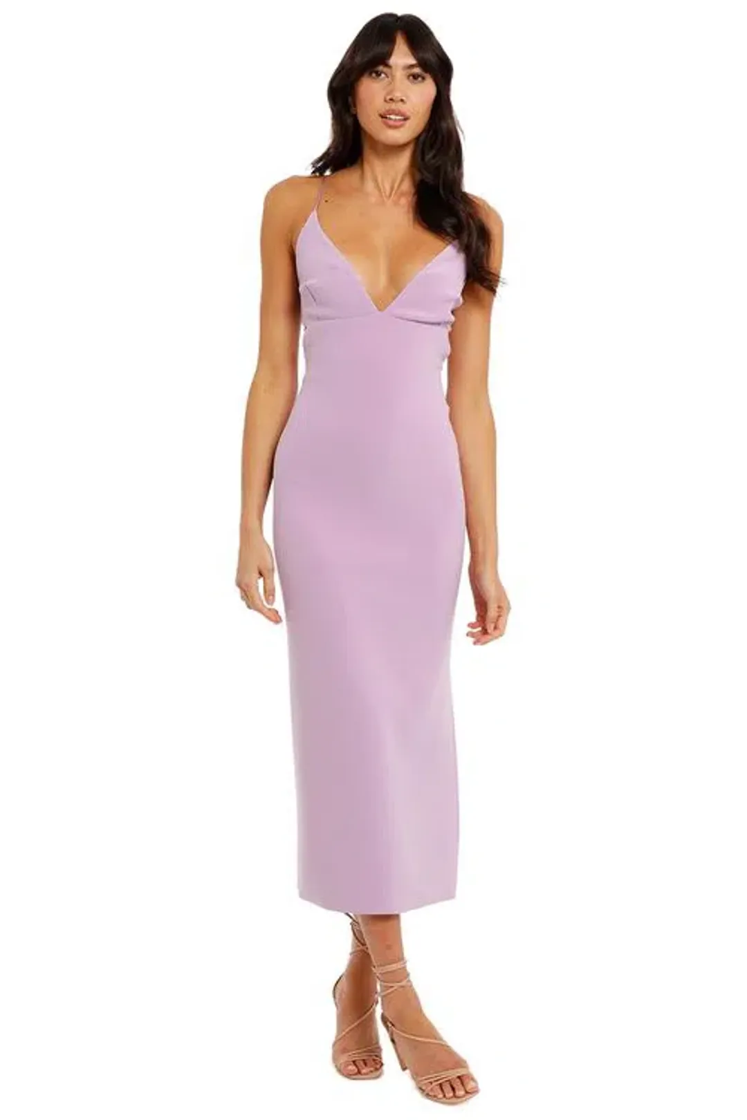 Bec & Bridge Ella Midi Dress Iris Size 8 for rent on The Volte - main image