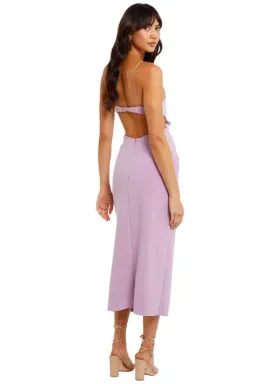 Bec & Bridge Ella Midi Dress Iris Size 8 for rent on The Volte - image 2