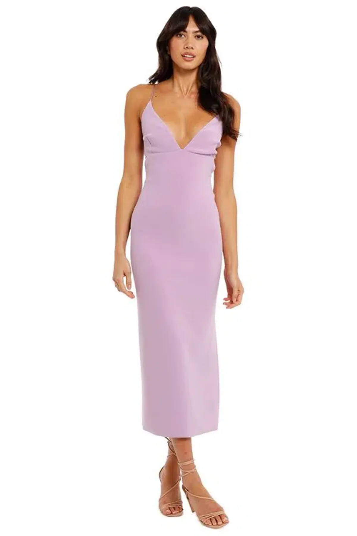 Bec & Bridge Ella Midi Dress Iris Size 6 - Image 1