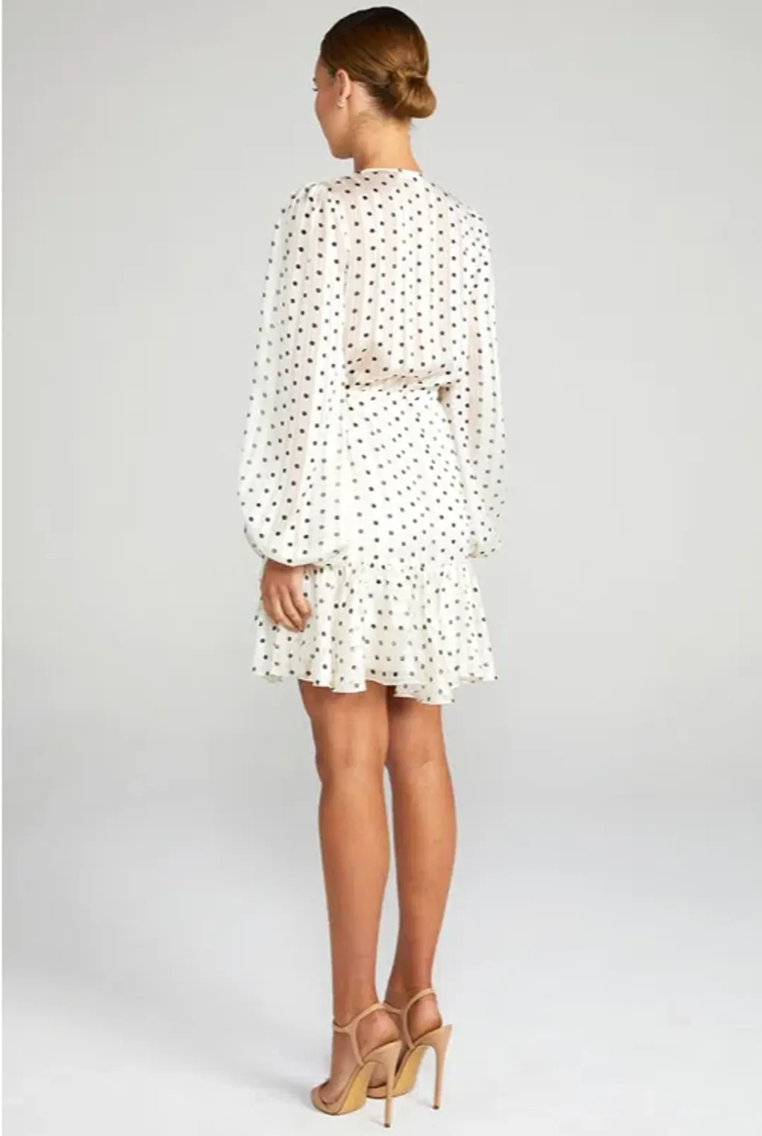 Shona Joy Karina Puff Sleeve Dress Print Size 8 for rent on The Volte - main image