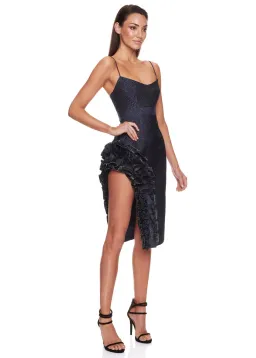 Eliya The Label Sage Dress Navy Size 6 for rent on The Volte - image 3