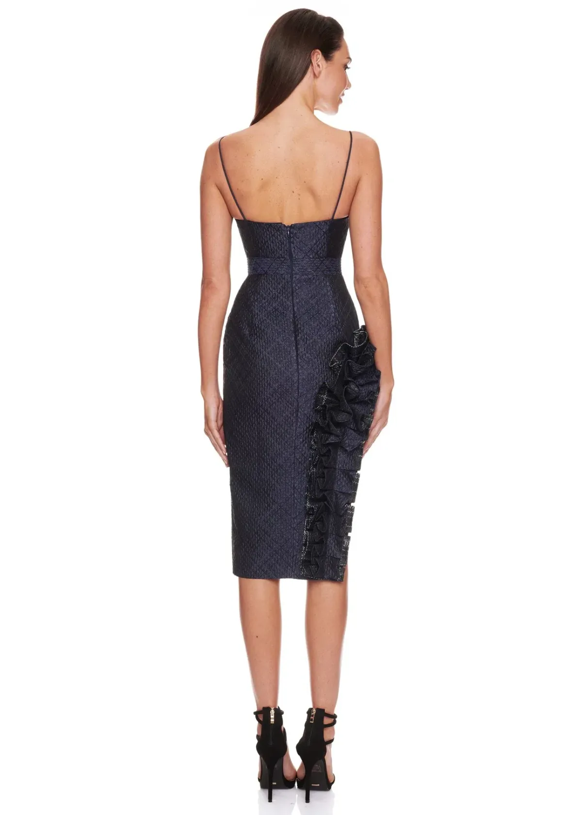 Eliya The Label Sage Dress Navy Size 6 - Image 2