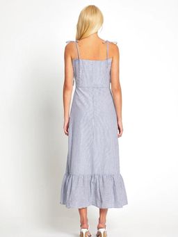 Alice McCall French Press Midi Dress Blue Size L (12/14) for rent on The Volte - image 4