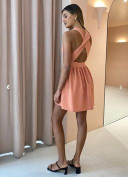 One Fell Swoop Lake Mini Dress Pink Size 12 for rent on The Volte - image 4