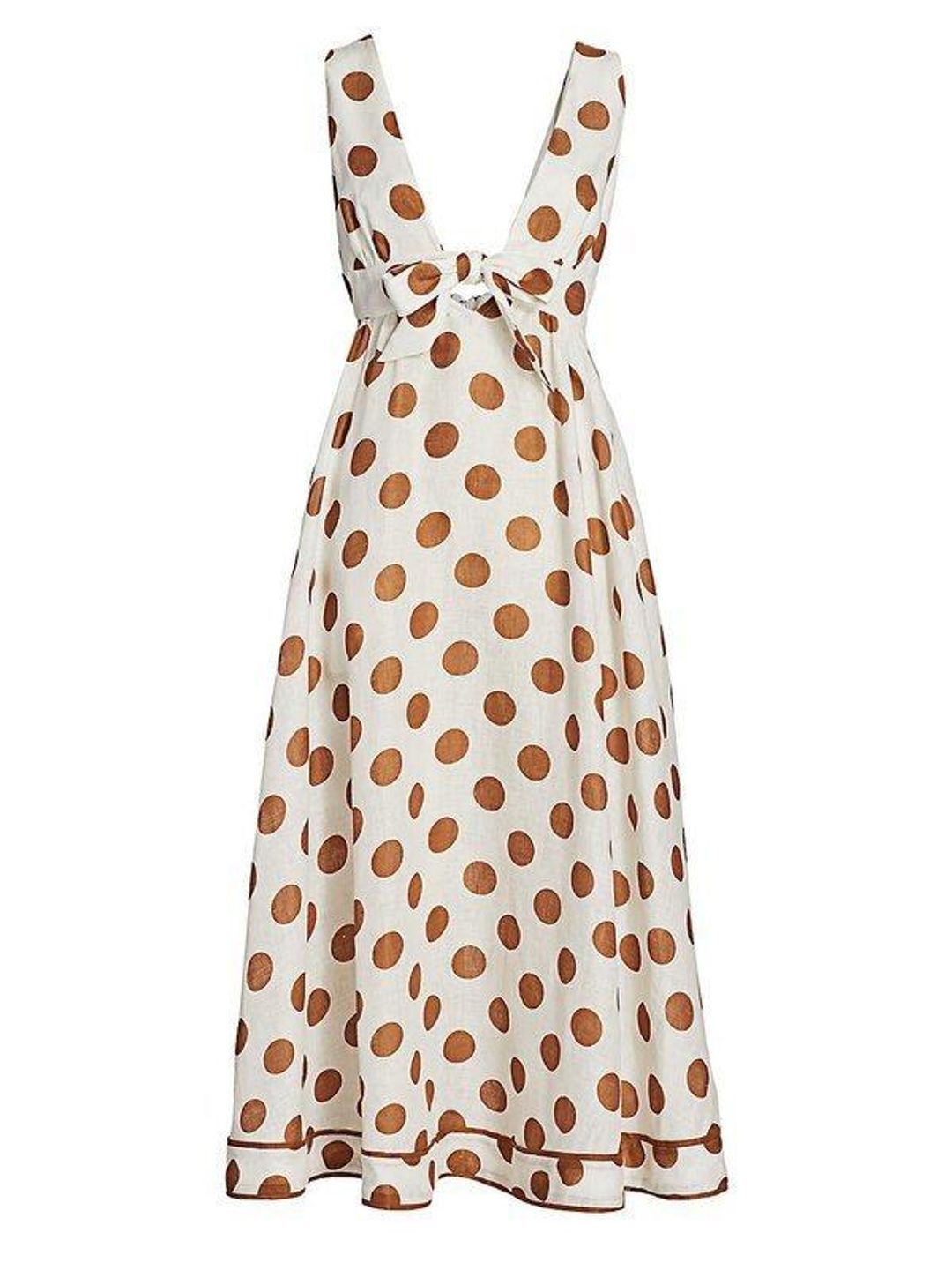 Zimmermann Empire Tie Front Dress Print Size 0P / Au 6 for rent on The Volte - main image