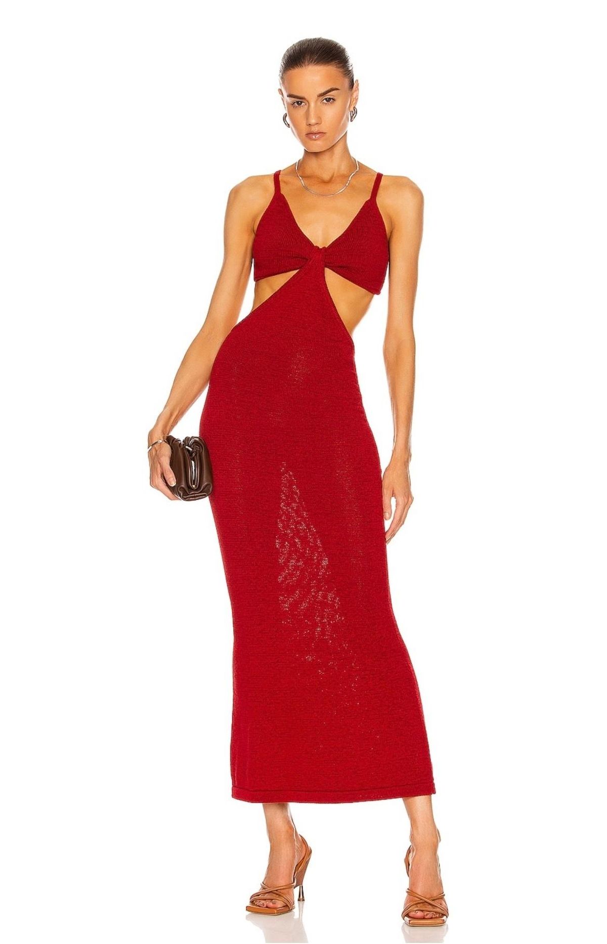 Cult Gaia Serita Dress Red Size 8 for rent on The Volte - main image