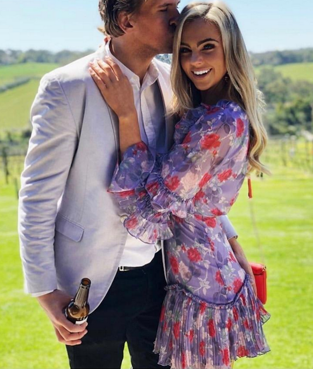 Talulah Femme Flounce Mini Dress Print Size 8 for rent on The Volte - main image