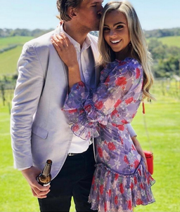 Talulah Femme Flounce Mini Dress Print Size 8 for rent on The Volte - image 3