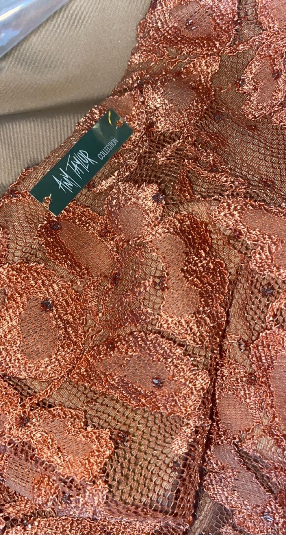 Amy Taylor Fire Up Dress Orange Size 8 - Image 3