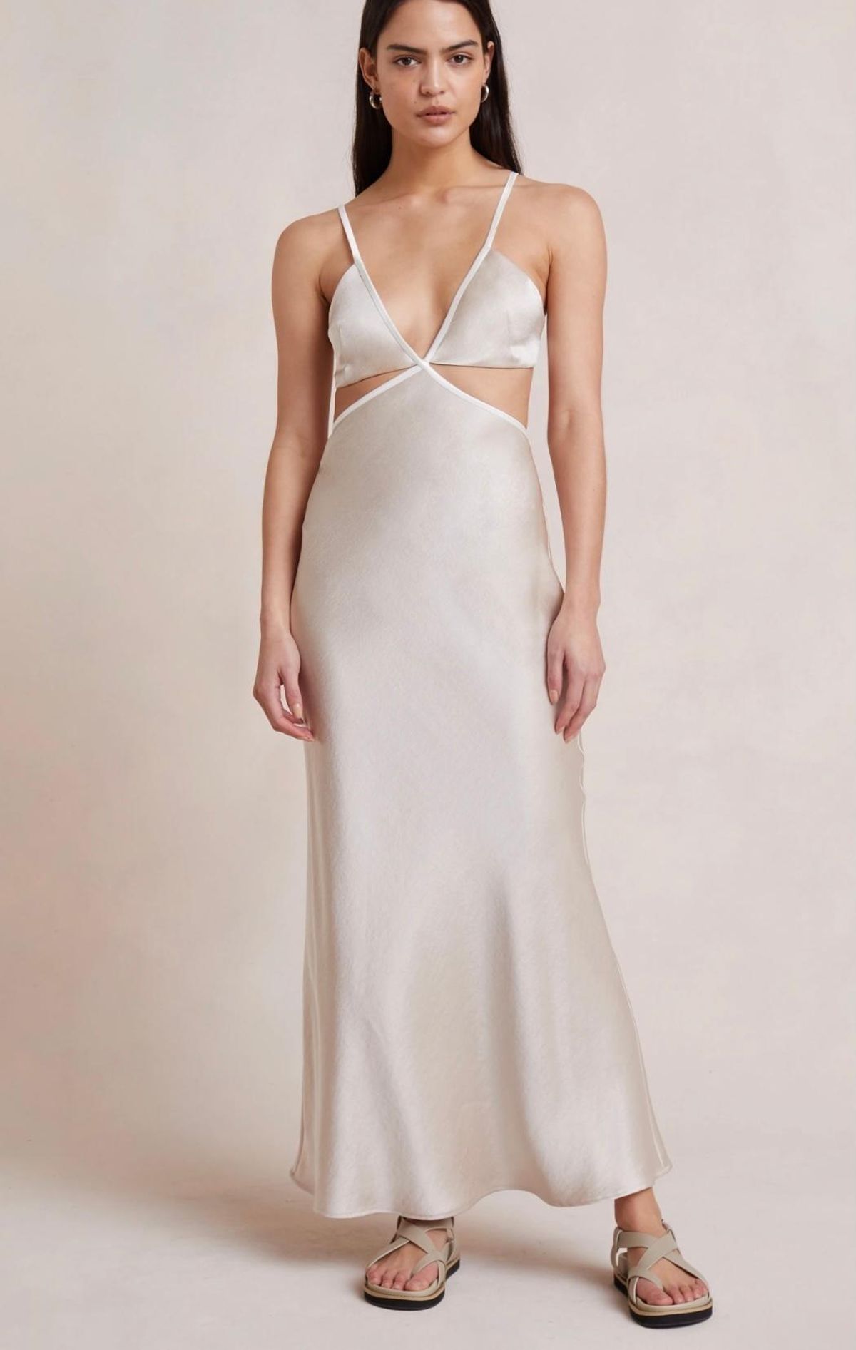 Bec & Bridge Veronique Maxi Dress Sand Size 8 - Image 10