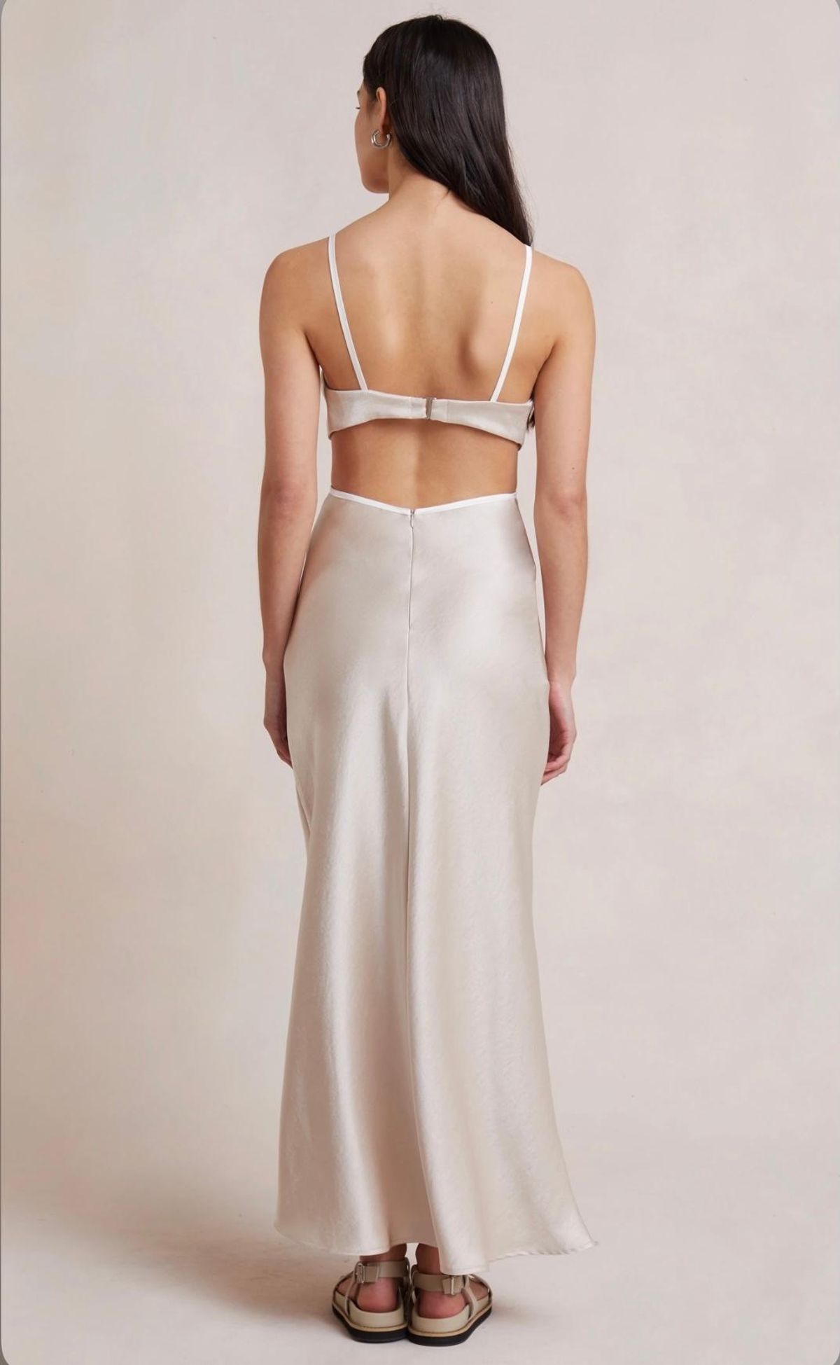 Bec & Bridge Veronique Maxi Dress Sand Size 8 - Image 2