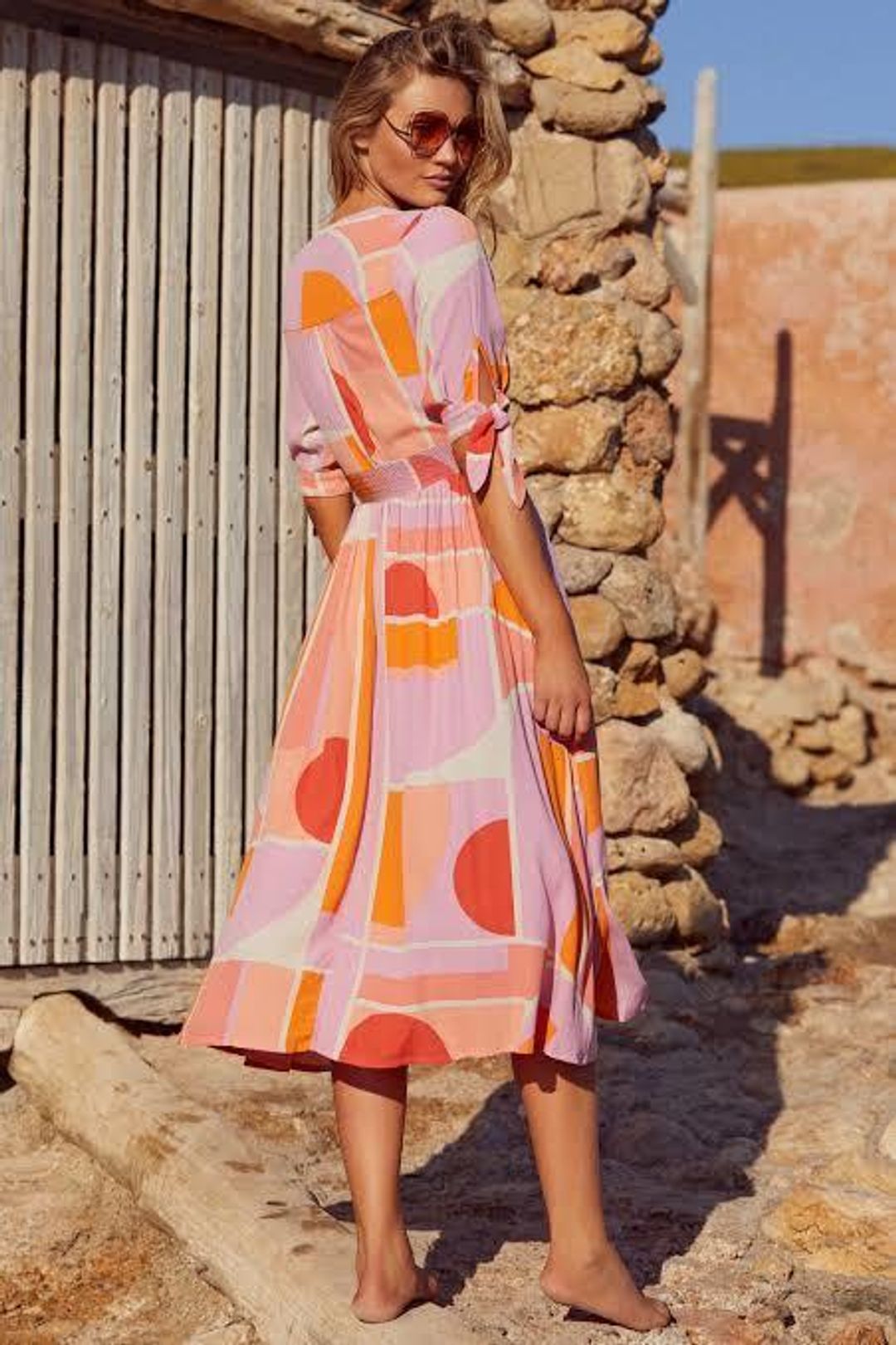 Mister Zimi Sunset Saskia Print Size 12 for rent on The Volte - main image