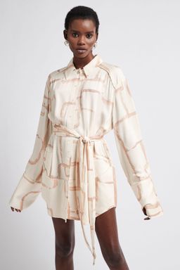 Aje L'Espirit Shirt Dress / Abstract Geo / 6 for rent on The Volte - image 1