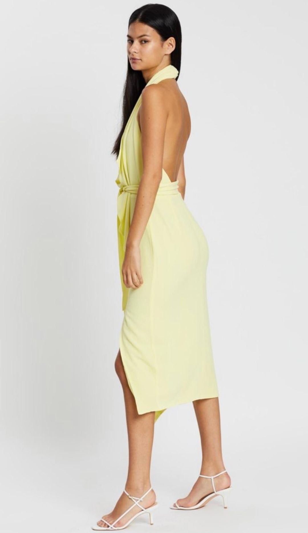 MISHA Lorena Dress Yellow Size 6/XS for rent on The Volte - main image