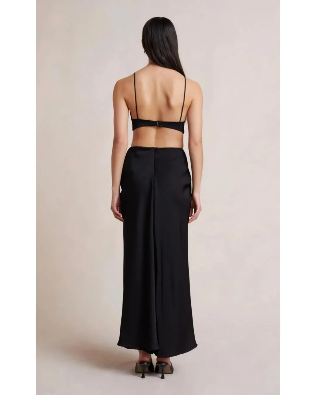 Bec & Bridge Ciao Bella Maxi Dress Black Size AU 8 for rent on The Volte - main image