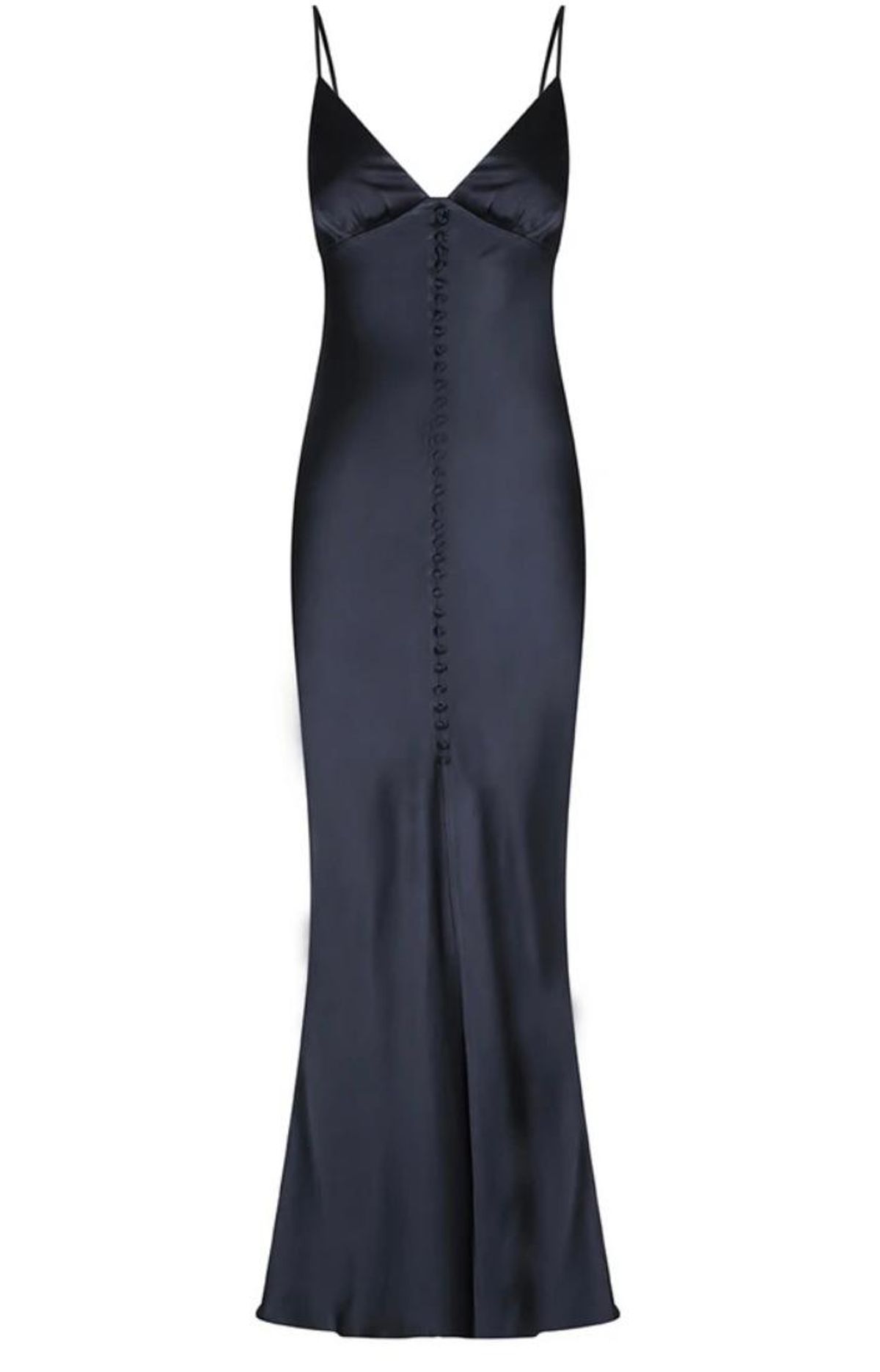 Shona Joy La Lune Bias Slip Dress Navy Size 14 - Image 3