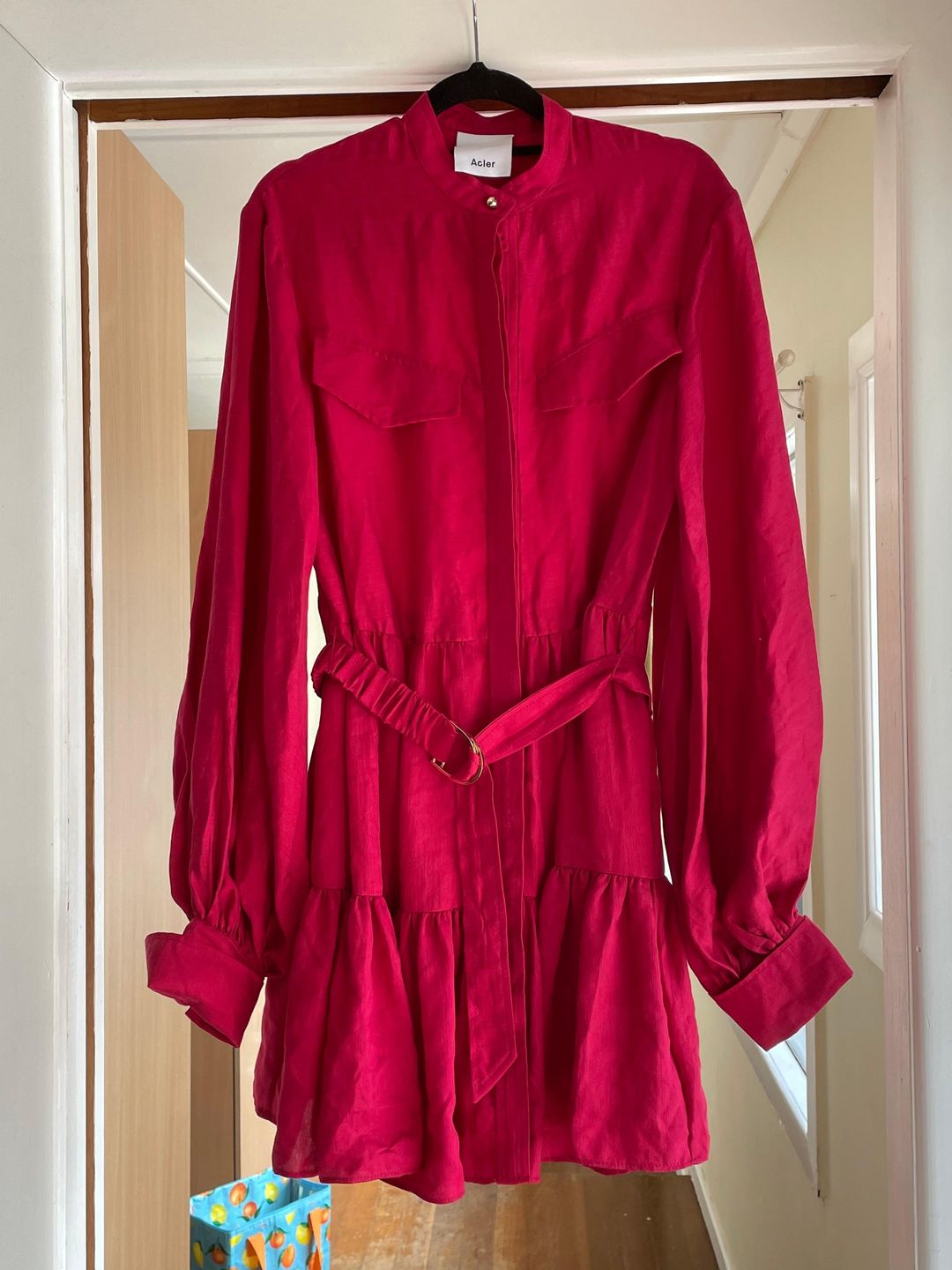 Acler Lalor Dress Red Size 8 for rent on The Volte - main image