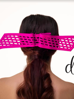 GEOMETRIC BOW FOR BACK OF HEAD - PINK for rent on The Volte - image 1