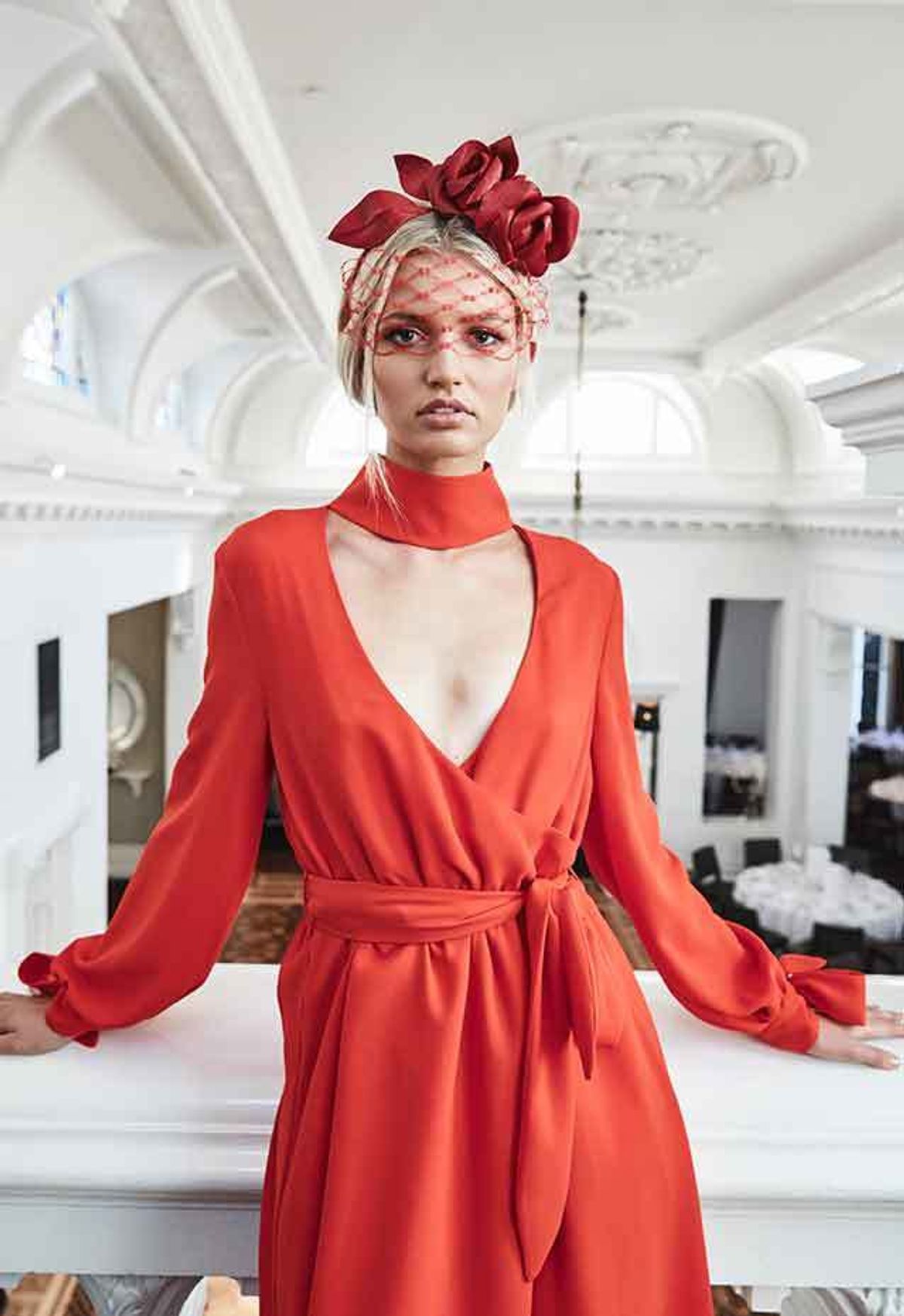 Heather Mcdowall Ruby Red Veil - Image 1