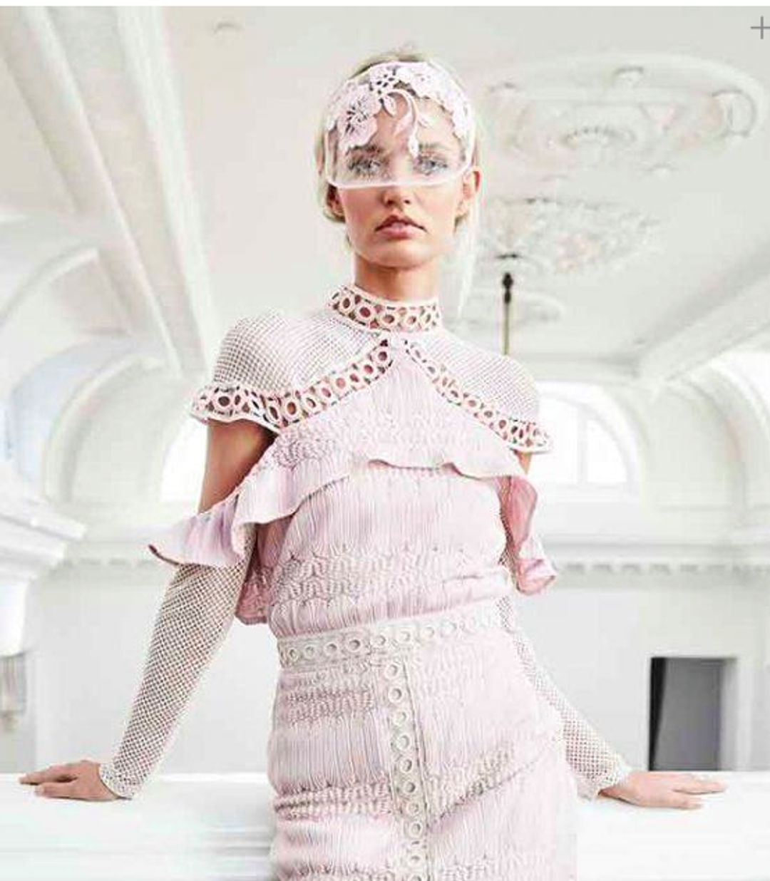 HEATHER MCDOWALL ‘ASHLEY’ VEIL for rent on The Volte - main image