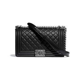 Chanel Boy Handbag Black for rent on The Volte - image 2