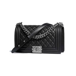 Chanel Boy Handbag Black for rent on The Volte - image 4