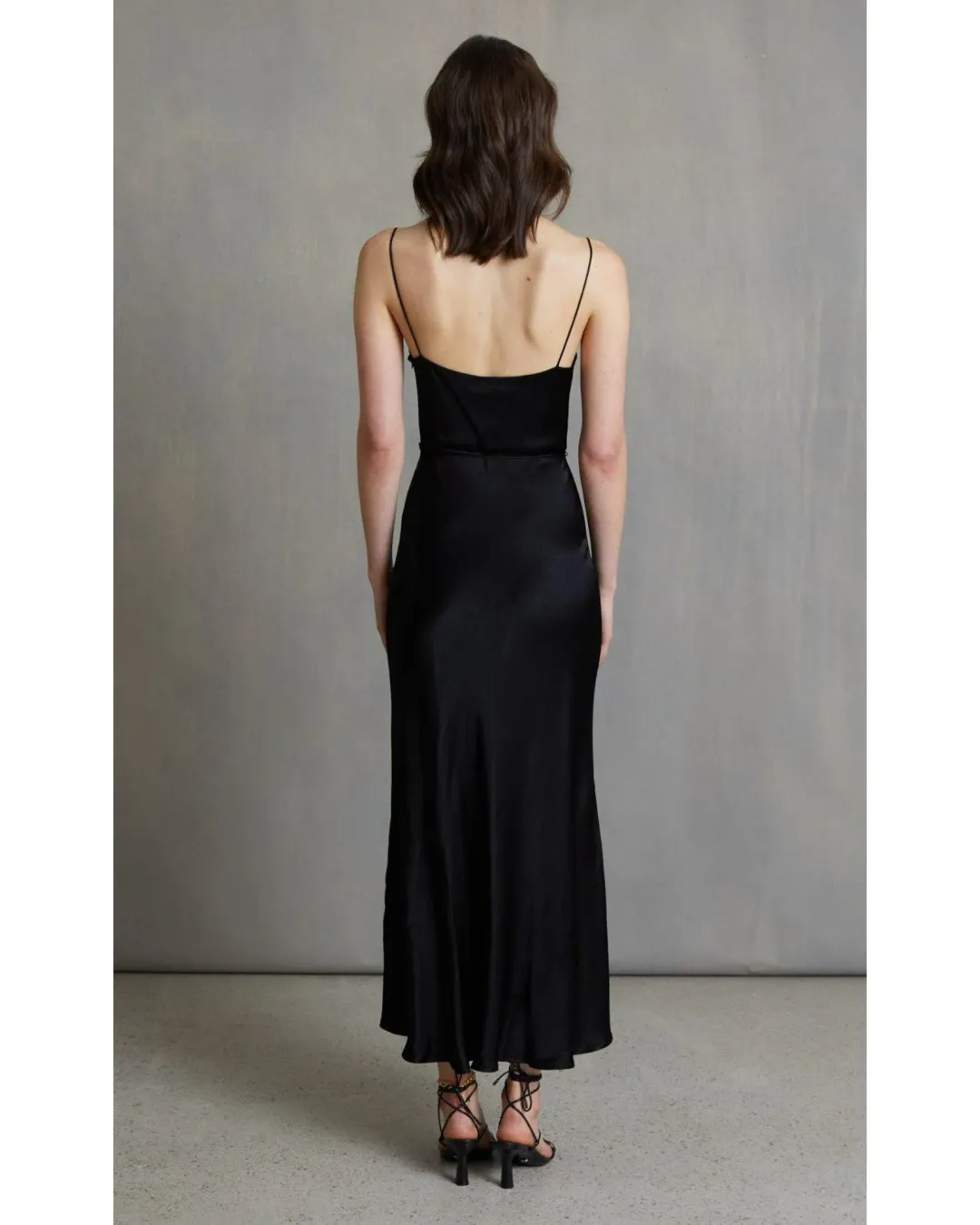 Bec & Bridge Moon Dance Midi Dress Black Size AU 8 for rent on The Volte - main image