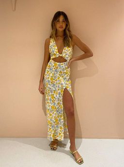 Bec and Bridge Cali Sun Maxi Dress Print Size 10 for rent on The Volte - image 1