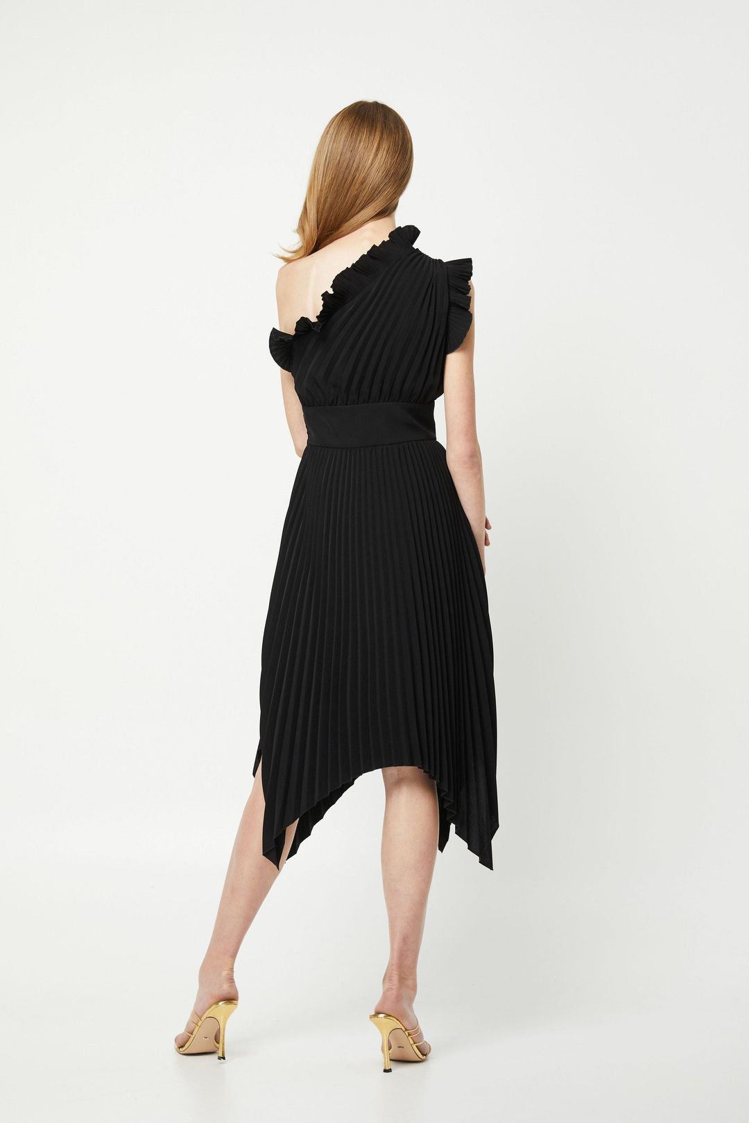 Mossman The Lady Like Midi Dress Black Size 14 for rent on The Volte - main image