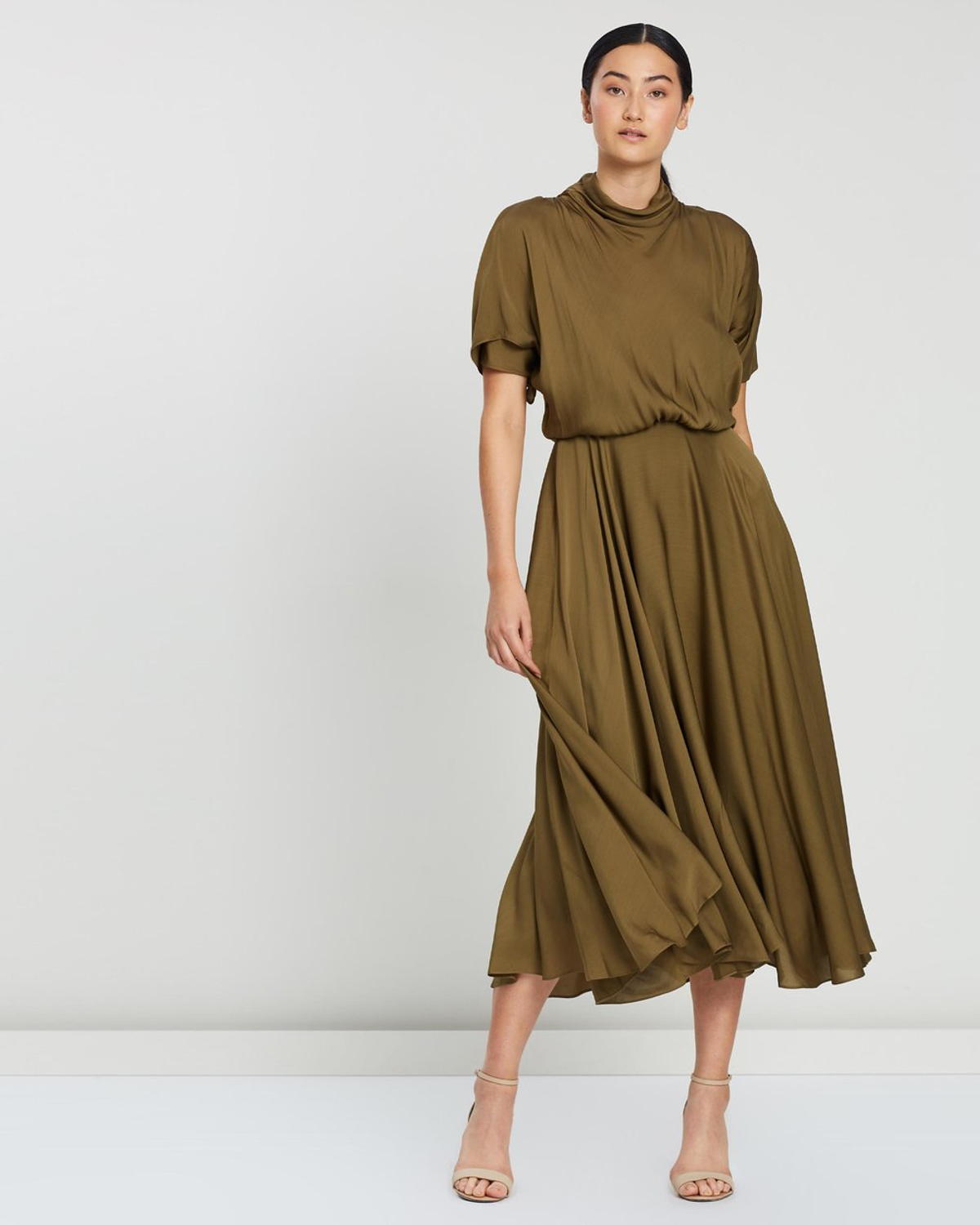 Camilla and Marc Teresa Midi Dress Green Size 8 - Image 1