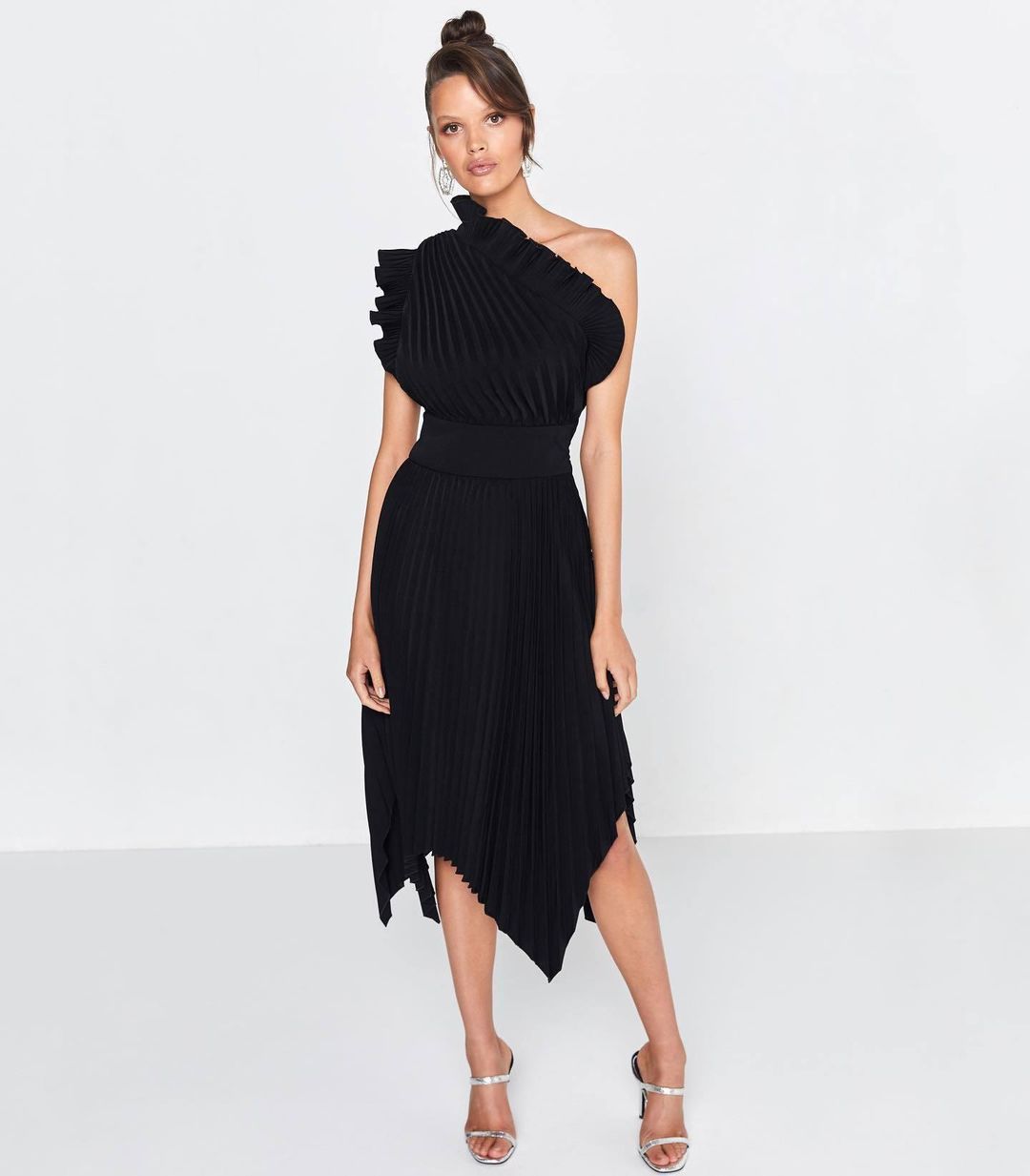 Mossman The Lady Like Dress Black Size 10 for rent on The Volte - main image