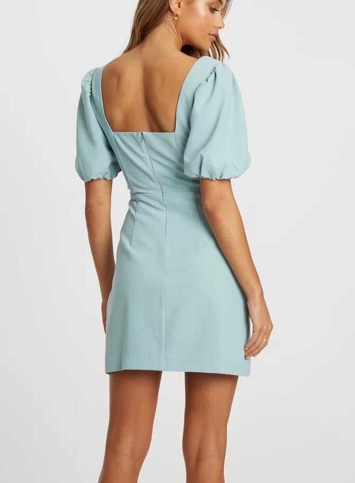 Tussah Haydee Mini Dress Blue Size 10 - Image 3