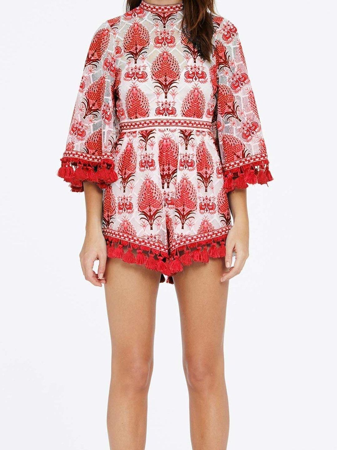 Alice McCall Young Hearts Run Free Playsuit Print Size 6 for rent on The Volte - main image