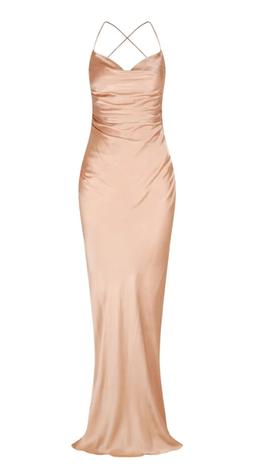 Shona Joy La Lune Lace Back Maxi Dress Blush Size 6 for rent on The Volte - image 3
