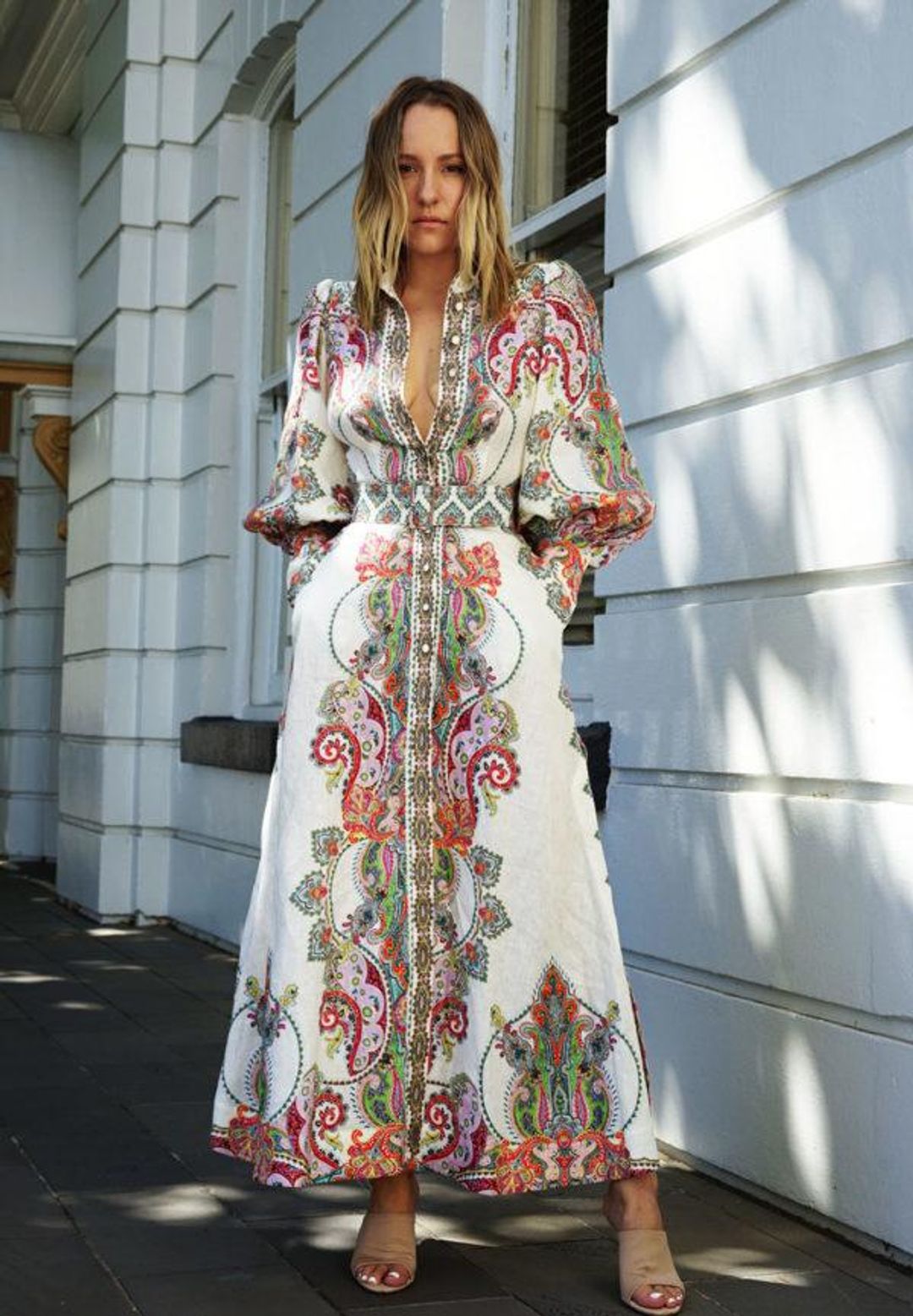 Zimmermann Ninety-Six Filigree Long Dress Size 3/ AU 14 for rent on The Volte - main image
